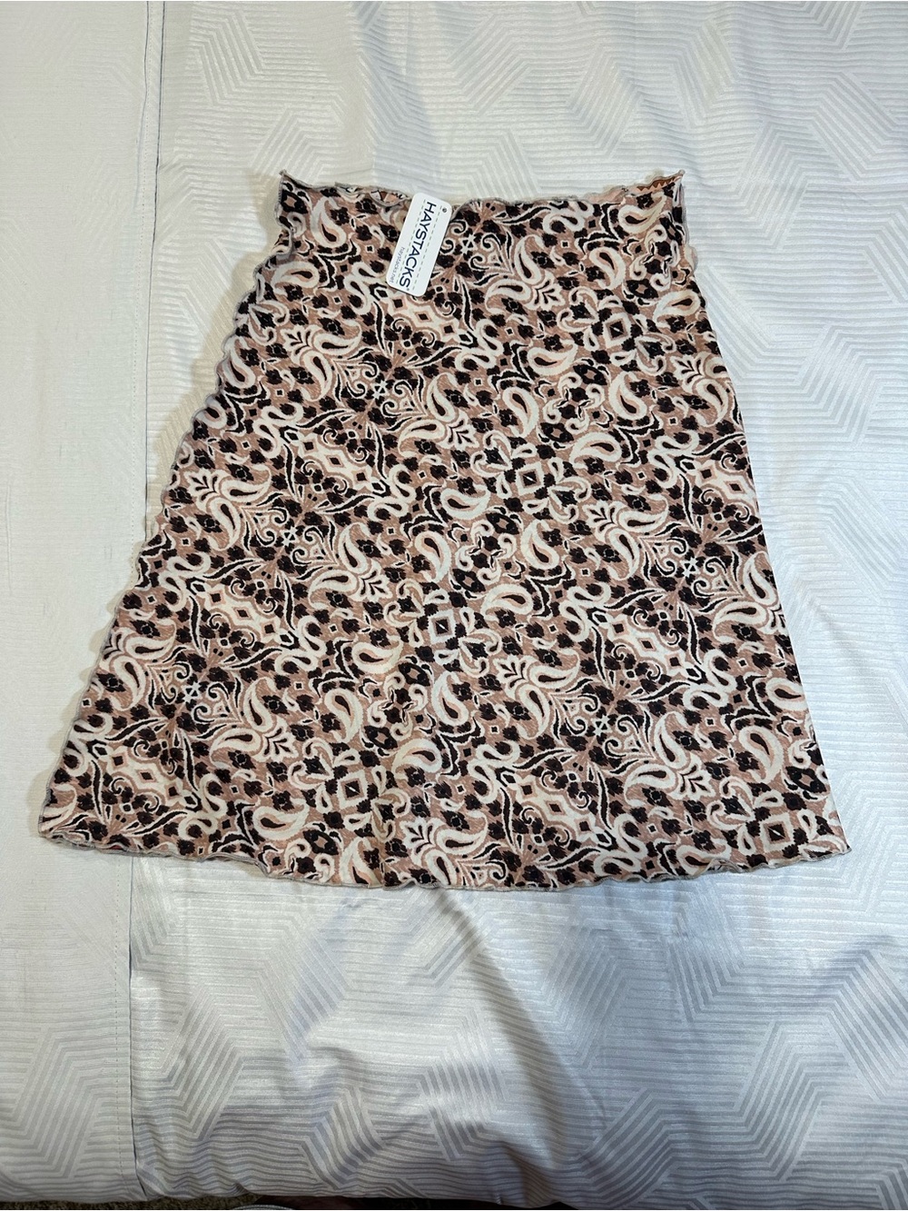 Haystacks Sagebrush Meadow Switchstacks Reversible Long Bias Skirt NWT Small
